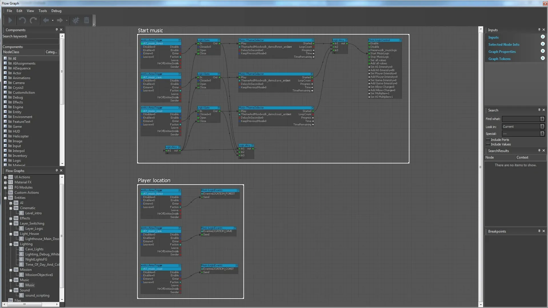 Flow Graph in der CryENGINE