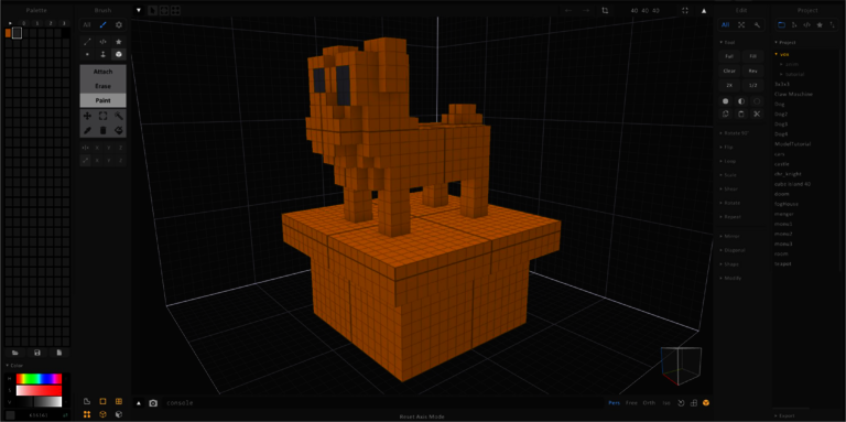 gelber-Hund-auf-halber-Säule Ein gelber Hund auf einer halben gelben Säule